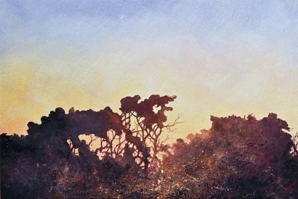 - Oil on Board, Painting by Nicholas Smith, measuring 13 x 18 cm (H x W) framed at 19 x 25 cm £225